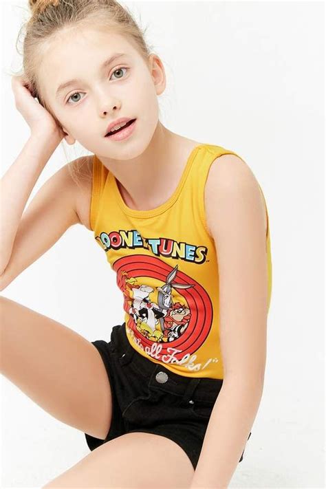 Forever 21 Girls Looney Tunes Graphic Bodysuit Kids Girls Fashion