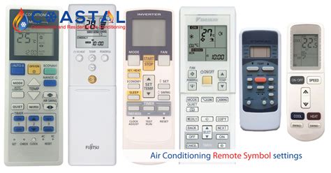 Air Conditioning Remote Symbols Settings Air Conditioning Gold Coast