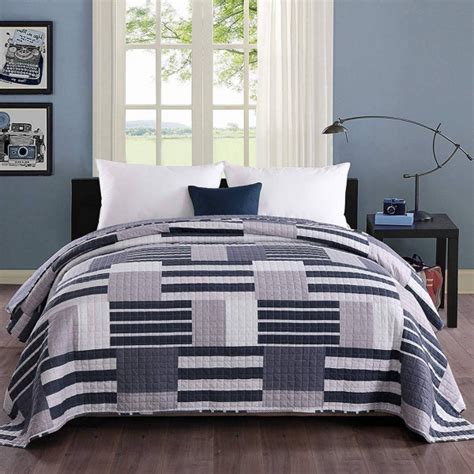 Bettuberwurf patchwork wendedesign 170 x 210 cm : Bettüberwurf Patchwork Wendedesign | Woltu.eu