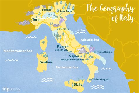 Italiano Geografia Mappa Fatti E Clima