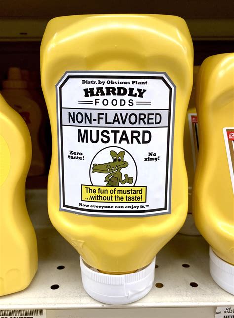 Non-Flavored Mustard : Mustard