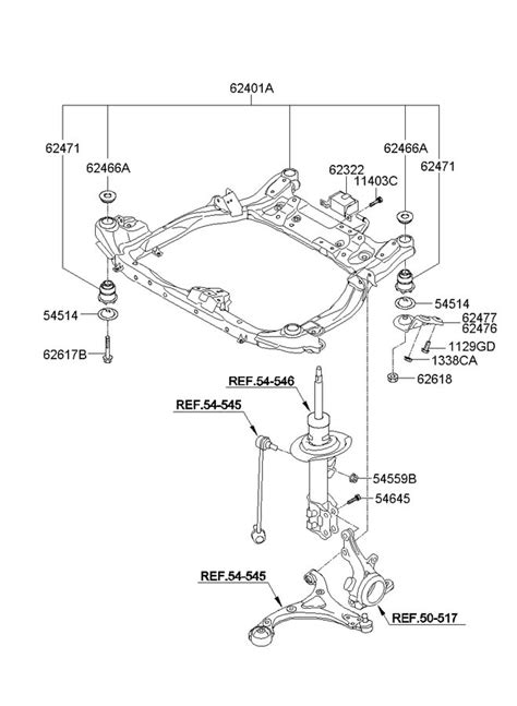 2002 Hyundai Sonata Rear Suspension Diagram