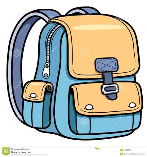 School Bag School Bags Bag Illustration Drawing Bag