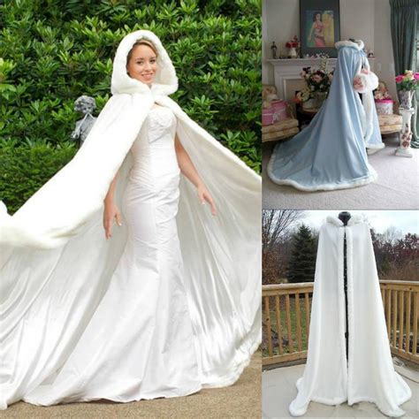 2017 Warm Bridal Cape Wraps Custom Made Winter Wedding