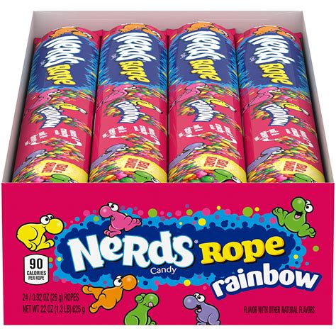 Wonka Rainbow Nerds Rope Wonka Regenbogen Nerds Seil 24 X 26 G