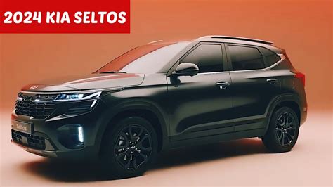 All New 2024 Kia Seltos Facelift First Look Interior And Exterior