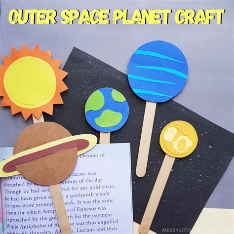 Outer Space Planet Craft For Kids Messy Little Monster