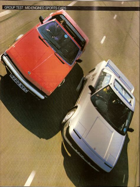 Toyota Mr2 Vs Fiat X19 Vs Test 1985 1 Triggers Retro Road Tests