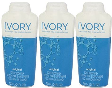 Ivory Clean And Simple Original Scented Body Wash 24 Ounce Pack Of 3