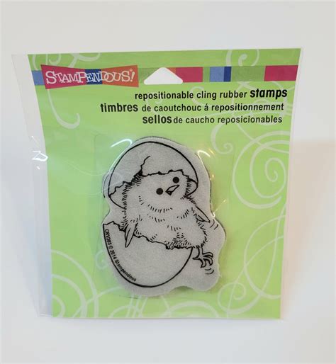 Rubber Stamps Just Hatched By Stampendous Viking Woodcrafts