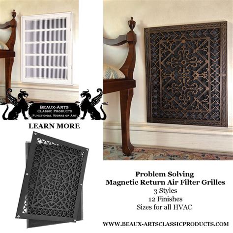 Problem Solved Magnetic Filter Grilles Beaux Arts Classic Products