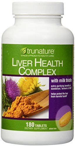 Trunature Liver Health Complex With Milk Thistle 180 Tablets Check