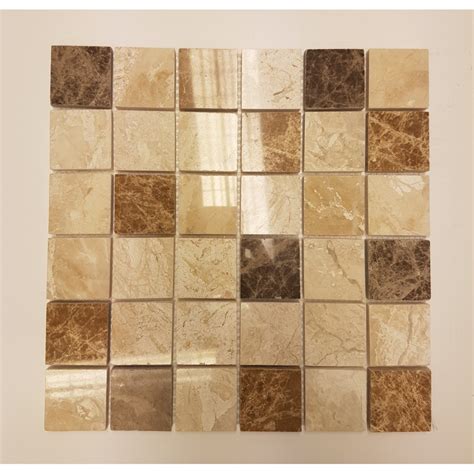 Mixed Polished Marble Mosaic Marble Mosaic Tiles