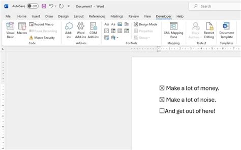 How To Add Checkbox In Microsoft Word Vegadocs
