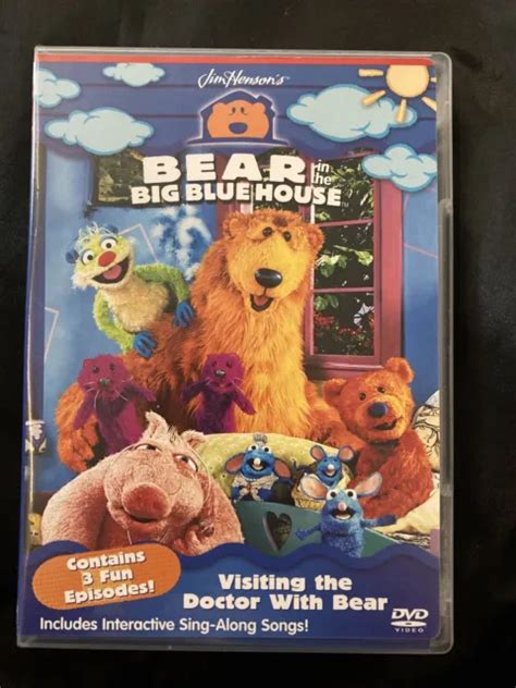 BEAR IN THE Big Blue House Visiting The Doctor With Bear DVD REGION RARE OOP PicClick