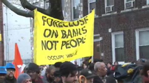 Occupy Movement Protests Home Foreclosures