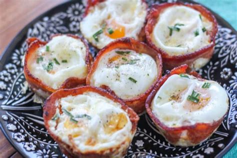 Low Carb Creamy Bacon Egg Cups Whole Lotta Yum