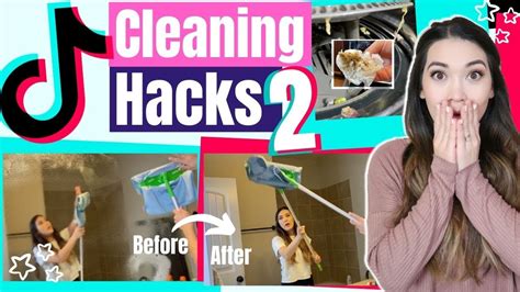 Tiktok Cleaning Hacks You Need To Try 🤯 2 Testing Tik Tok Cleaning