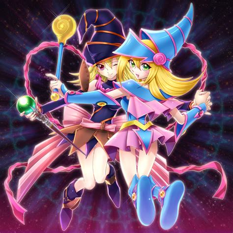 Safebooru D Blonde Hair Blush Stickers Boots Dark Magician Girl