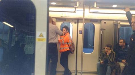 Womans Fingers Trapped In Brand New Elizabeth Line Train Door Daily