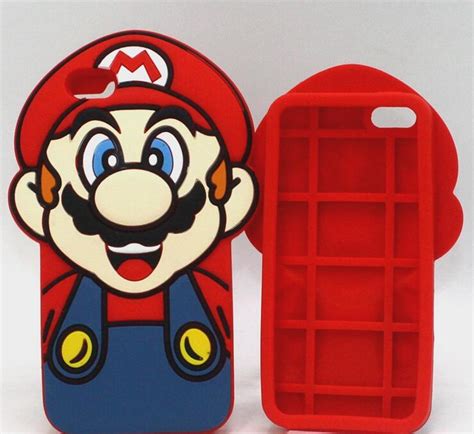 Cute Cartoon 3d Super Marios Bros Soft Silicon Back Cover Case For
