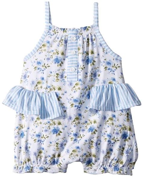 Mud Pie Floral Ruffle Bubble Girls Jumpsuit And Rompers One Piece Mud