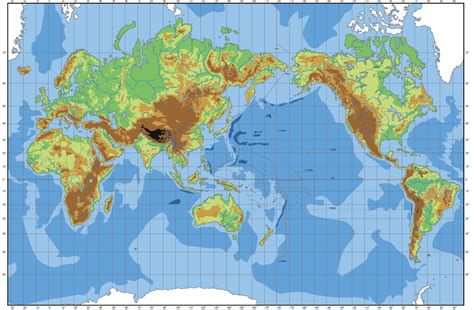 Physical World Map Blank Imagegallery