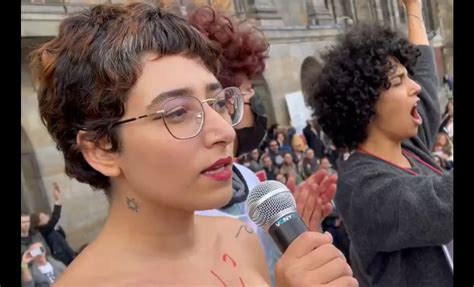 False A Video Shows A Topless Woman In Iran Protesting Against The Killing Of Mahsa Amini