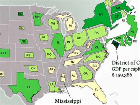 This Brilliant Map Re Sizes Each State Proportionally To The Size Of