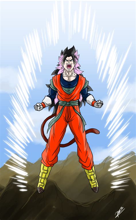 • gohan first unlocked this form in dragon ball z's majin buu saga by the old kai, and is the only transformation gohan currently has to surpass his this form finds the saiyan covered in body hair and with a tail, with a shadow trim around their eyes and eyelids. Safebooru - 1boy 4boys absurdres aura black hair boots dragon ball dragonball z earrings fusion ...