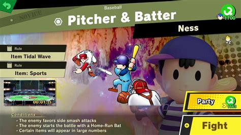 1116 Pitcher And Batter Fair Spirit Battle Super Smash Bros