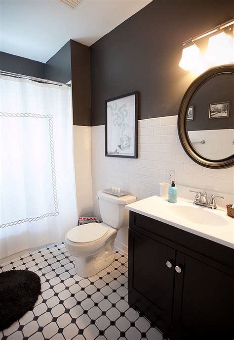 Our fave bathroom tile design ideas. Black And White Bathrooms: Design Ideas, Decor And Accessories