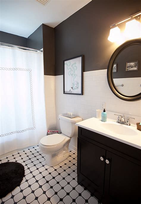 Teal is a tough color to use without completely overwhelming a space. Black And White Bathrooms: Design Ideas, Decor And Accessories