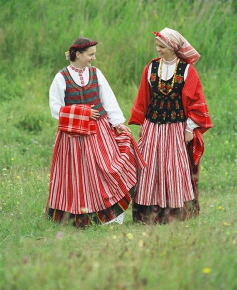 Folk Clothing Traditional Outfits Lithuanian Folk Costume