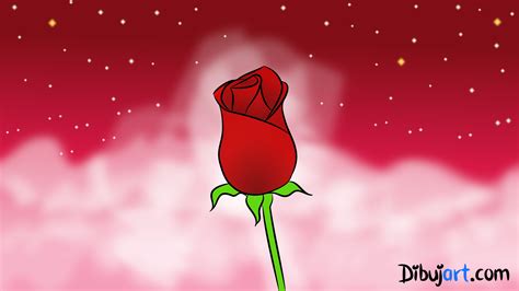 Cómo Dibujar Una Rosa Roja Romántica 5 Dibujos De Rosas Rojas