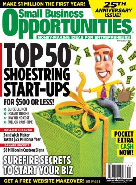 Small Business Opportunities Magazine Subscriptions Renewals Ts
