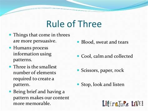 ‘rule Of Three In Copywriting Rule Of Three Persuasive Text