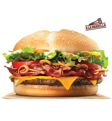 Náš legendárny burger whopper® so 100 % na ohni grilovaným hovädzím mäsom, slaninou, syrom, šťavnatými. Steakhouse | BURGER KING® España