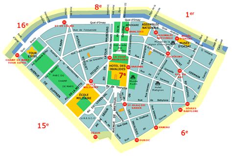 Detailed Map Of Paris Neighborhoods