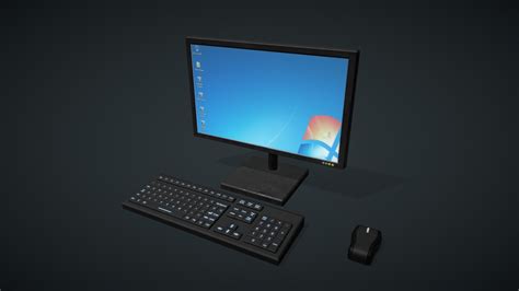 Desktop Computer Download Free 3d Model By Tytan Tylerhalterman