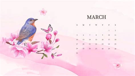 March 2024 Calendar Wallpaper Tubewp