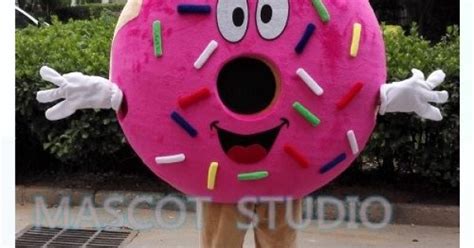 donut mascot costume pancake food costume for adult