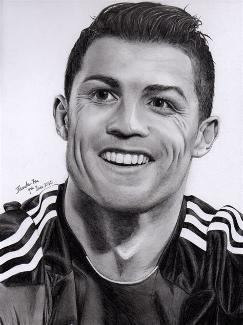Cristiano Ronaldo Sketch Gambaran