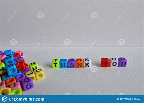 Available in a wide selection that contains diverse. Colored Thank You Sign On White Paper Floor Stock Image ...