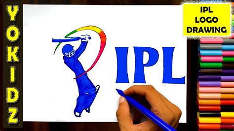 How To Draw Ipl Logo Ipl Logo Drawing