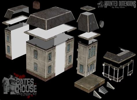 Haunted Dimensions By Ray Keim Bates House Diagram