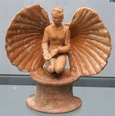 Greek Terracotta Statue Of Birth Of Aphrodite At Antikensammlungen