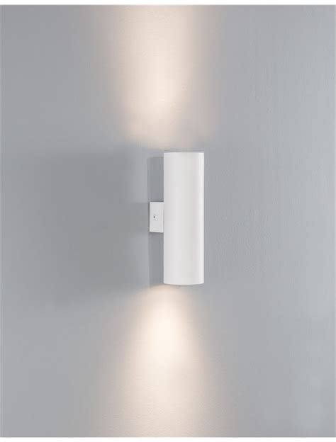 Nova Luce WALL LUMINAIRES NOSA Sandy White Aluminium