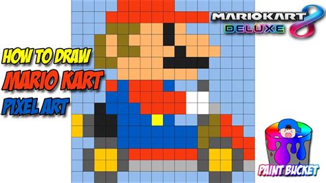 Super Mario Kart Pixel Art