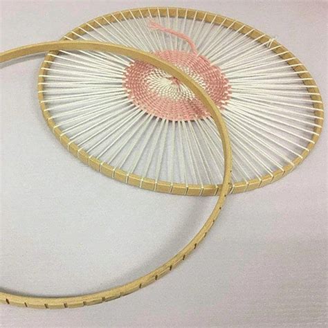 Round Weaving Loom Kit Circular Loom Hoop Frame Weave Etsy En 2022